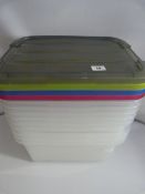 *5 Pack set of Storage Boxes