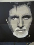 Large Unframed Canvas Painting