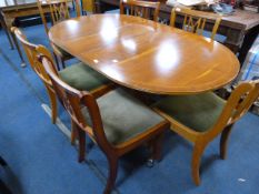 Ewe Extending Dining Room Table - 6 Chairs & Sideboard