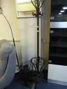 Wrought Iron Coat & Umbrella Stand