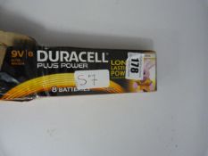 *Pack of Duracell Plus 9v Batteries