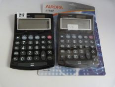 *Pair of Aurora Calculators