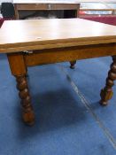Art Deco Draw Leaf Dining Table
