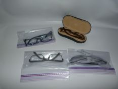 *Quantity of Reading Glasses including Vera Wang - Lacoste - Jaguar - Calvin Klein etc