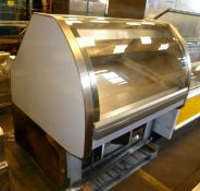 George Barker hot display cabinet 1.3m, tested & refurbished