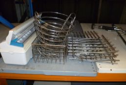 Racks, trivits, cling film dispenser