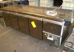 5 door st/steel undercounter/prep freezer