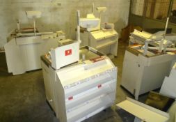 4 no steel single till stations