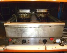 Double bowl table top fryer