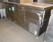 1.8m 3-door undercounter prep chiller