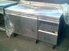 Olis 2-door undercounter / prep st/steel freezer