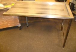 1100mm dishwasher pass through system table