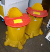 2 x Kiddicone high chairs