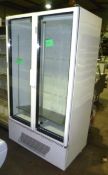 Hussmann Double door chiller. Tested- ok