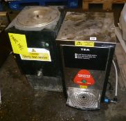 2 x hot water/tea urns