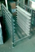 Stainless steel stand for 18” trays