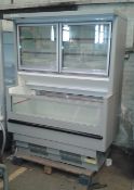 De Rigo double door combi freezer, tested and refurbished 1.4m