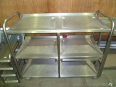 Trolley for 2 x oven + electrics