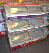 Iarp Visimax 1250, 3 tier ice cream freezer, middle compartment not working