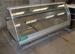 1900mm remote (no motor) serve over chiller cabinet, 1 end wall only