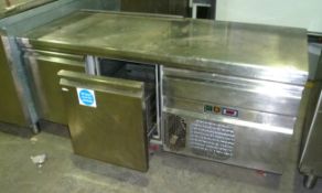 Olis 2 drawer st/steel prep chiller