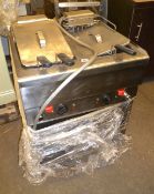 Double electric fryer, 3 phase