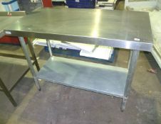 1200mm st/steel table
