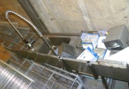 Dishwasher passthrough sink unit and hose tap