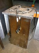 Single Moffat plate warmer