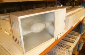 9 x sodium factory lights