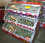 Iarp Visimax 1250, 3 tier ice cream freezer, not working