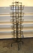 *Black wire card spinner, 1750mm tall