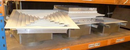 7 x Air Conditioning vent grilles, 520 x 520mm