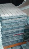 Approx 50 x Tegometall-compatible 1m x 500 slatted back panels