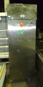 Foster 1 door upright freezer, tested – not reading temperature