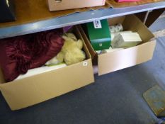 2 Boxes of Bric-a-Brac including China & Glassware