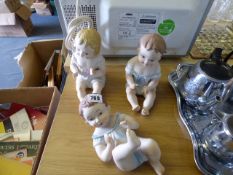 3 Modern Ceramic  Piano Babys