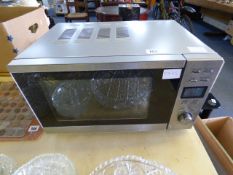 Silver Microwave Oven