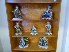 7 Capo Di Monte Figurines