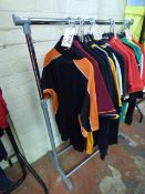 *Tubular Chrome Free Standing Garment Rail