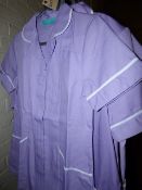 *7 Lilac & 1 Green Care Workers Smocks