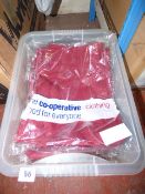 *Box containing Assorted Maroon Workmen's Trousers