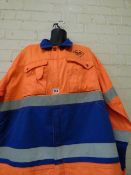 *High Visability Blue & Orange Reflective Jacket