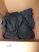 *Box containing Black Polo Shirts