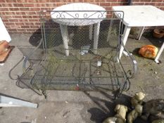 Wrought Iron Garden Rocking Chair