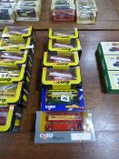 6 Boxed Corgi Route Master Buses
