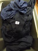 *Box containing Navy Polo Shirts