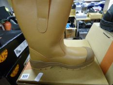 *Pair of Goliath Rigger Boots Tan Size 7