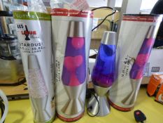 *4 Lava Lamps