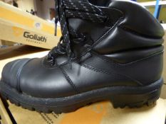 *Pair of Goliath Foot Wear - Black Chukka Boots Size 10